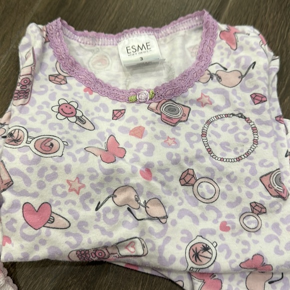 Bundle of 4 sets of Esme pajamas - Picture 2 of 5